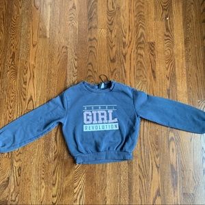 H&M Divided Rebel Girl Revolution Sweatshirt